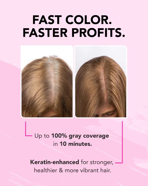 KeraLuminous10 10-Minute Express Permanent Color - 5N Light Neutral Brown - Image 3