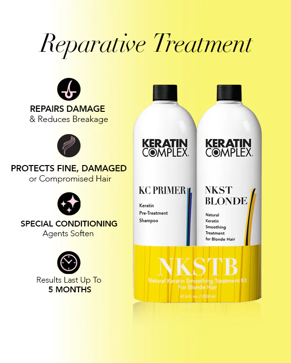 NKSTB Natural Keratin Smoothing Treatment System For Blonde Hair - Image 4